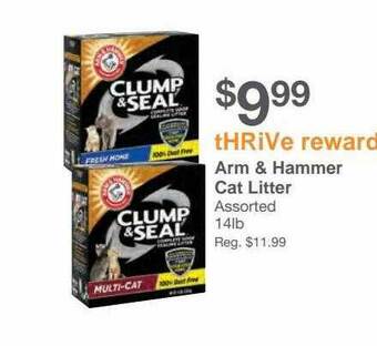 Kinney Drugs Arm & Hammer Cat Litter offer