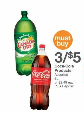 Kinney Drugs Coca-cola Products 2l offer