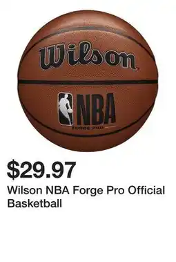 Dick's Sporting Goods Wilson NBA Forge Pro Official Basketball offer