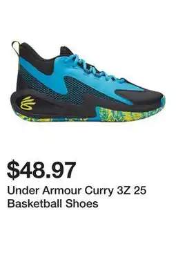 Dick's Sporting Goods Under Armour Curry 3Z 25 Basketball Shoes offer