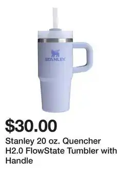 Dick's Sporting Goods Stanley 20 oz. Quencher H2.0 FlowState Tumbler with Handle offer