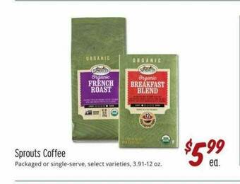 Sprouts Farmers Market Sprouts Coffee offer
