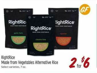 Sprouts Farmers Market RightRice Made From Vegetables Alternative Rice offer