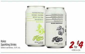 Sprouts Farmers Market Koios Sparkling Drinks offer