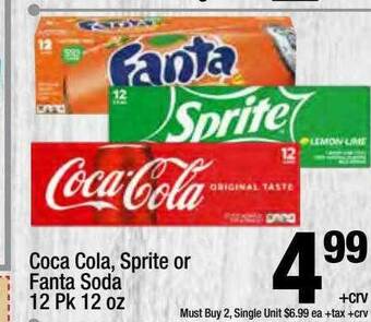 Super King Markets Coca Cola, Sprite Or Fanta Soda offer