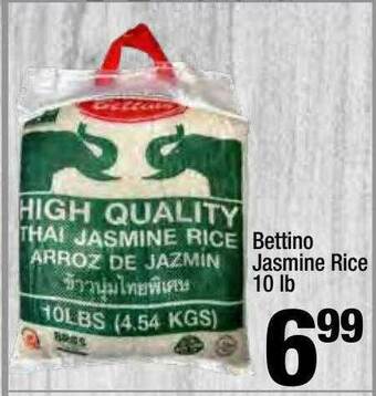 Super King Markets Bettino Jasmine Rice offer