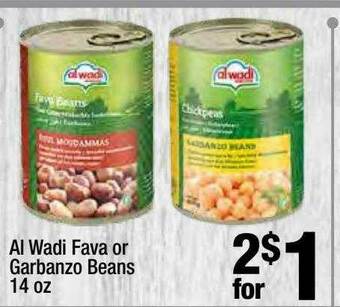 Super King Markets Al Wadi Fava Or Garbanzo Beans offer