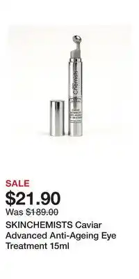 Nordstrom SKINCHEMISTS Caviar Advanced Anti-Ageing Eye Treatment offer