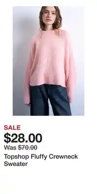 Nordstrom Topshop Fluffy Crewneck Sweater offer