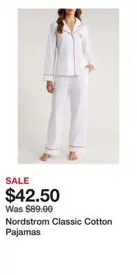 Nordstrom Nordstrom Classic Cotton Pajamas offer