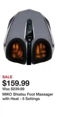 Nordstrom MIKO Shiatsu Foot Massager with Heat - 5 Settings offer