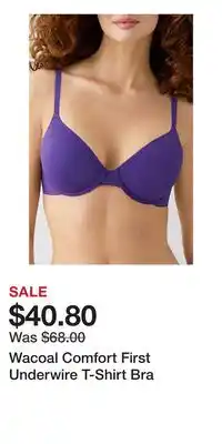 Nordstrom Wacoal Comfort First Underwire T-Shirt Bra offer