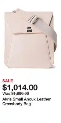 Nordstrom Akris Small Anouk Leather Crossbody Bag offer