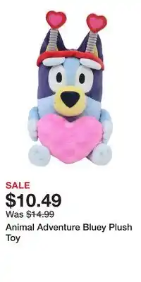 Kohl's Animal Adventure Bluey Plush Toy offer