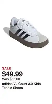 Kohl's adidas VL Court 3.0 Kids' Tennis Shoes offer