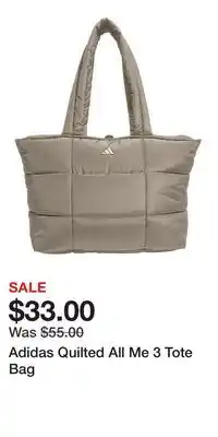 Kohl's Adidas Quilted All Me 3 Tote Bag offer