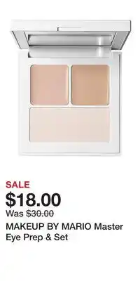 Kohl's MAKEUP BY MARIO Master Eye Prep & Set offer