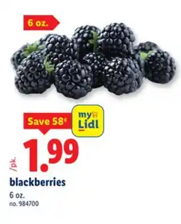 Lidl blackberries offer