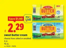 Lidl sweet butter cream offer