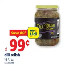 Lidl dill relish offer