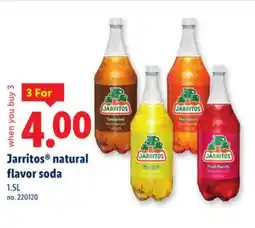 Lidl Jarritos natural flavor soda offer