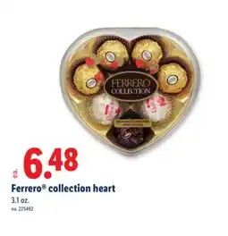 Lidl Ferrero collection heart 3.1 oz offer