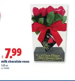 Lidl milk chocolate roses offer