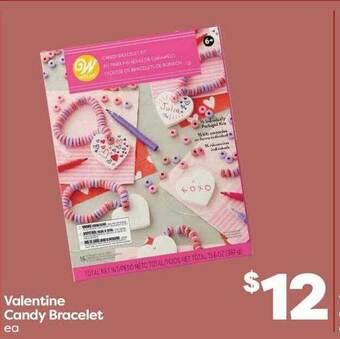Weis Markets Valentine Candy Bracelet offer