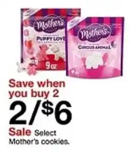 Target Mother's cookies offer