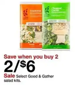 Target Good & Gather salad kits offer