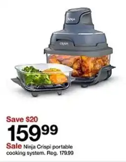 Target Ninja Crispi portable cooking system Reg. 179.99 offer