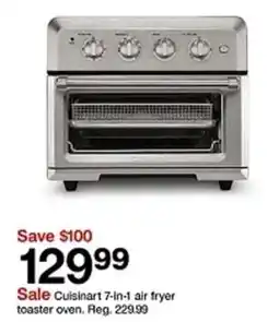 Target Cuisinart air fryer toaster oven offer