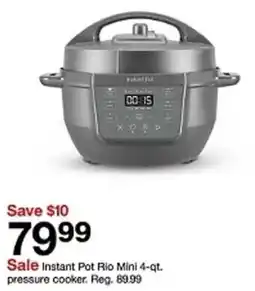 Target Instant Pot Rio Mini 4-qt. pressure cooker offer