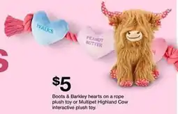 Target Boots & Barkley hearts on a rope plush toy offer
