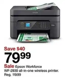 Target Epson Workforce offer