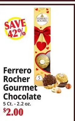 Ocean State Job Lot Ferrero Rocher Gourmet Chocolate offer