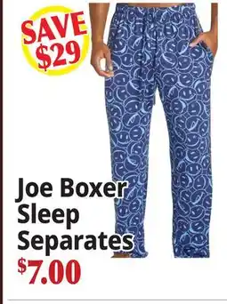 Ocean State Job Lot Joe Boxer Sleep Separates offer