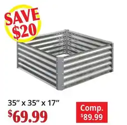 Ocean State Job Lot Arrow Galvanized Metal Raised Garden Beds offer