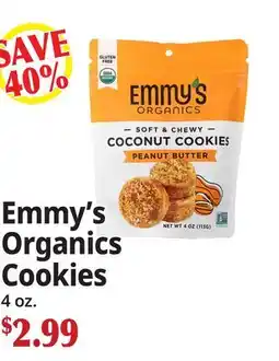 Ocean State Job Lot Emmy's Organics Cookies offer