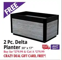 Ocean State Job Lot 2 Pc. Delta Planter offer