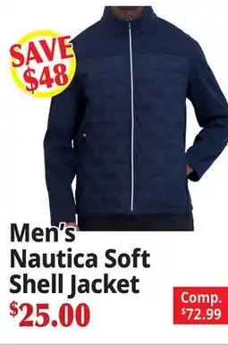 Ocean State Job Lot Men's Nautica Soft Shell Jacket offer