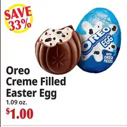 Ocean State Job Lot Oreo Creme Filled Easter Egg offer