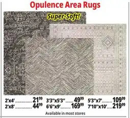 Ocean State Job Lot Opulence Area Rugs offer