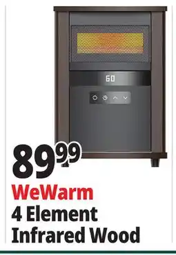 Ocean State Job Lot Utilitech Infrared Quartz Cabinet Indoor Electric Space Heater with Adjustable Thermostat offer