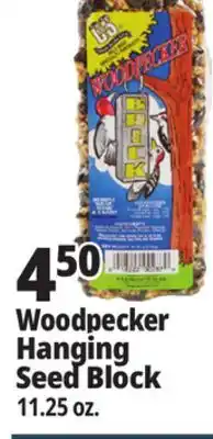Ocean State Job Lot Woodpecker Hanging Seed Block offer