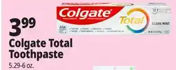 Ocean State Job Lot Colgate Total Toothpaste offer