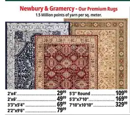 Ocean State Job Lot Newbury & Gramercy Area Rugs offer