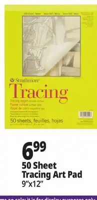 Ocean State Job Lot Strathmore 300 Series Tracing Paper 9 x 12 offer