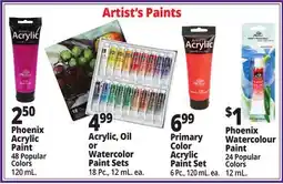 Ocean State Job Lot Artist's Paints offer