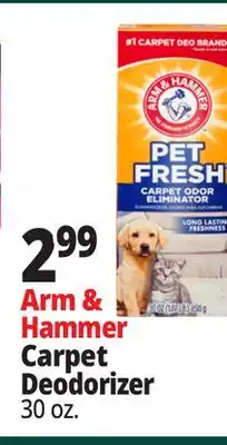 Ocean State Job Lot Arm & Hammer Pet Fresh Carpet Odor Eliminator 30 oz offer